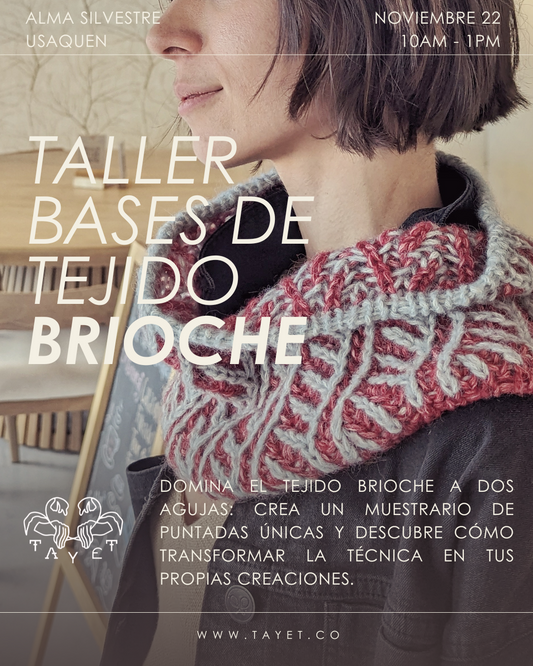 TALLER DE TEJIDO BRIOCHE: Explora Nuevas Puntadas