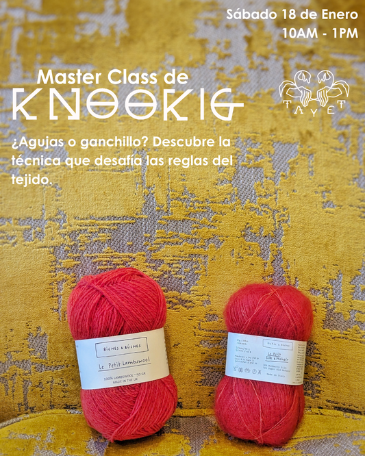 MASTER CLASS TEJIDO KNOOKING